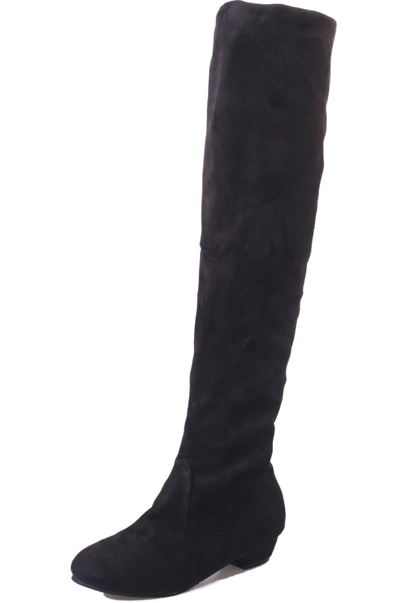 Foreign trade large size autumn and winter New High boots super long knee boots flat boots children spring and autumn boots manufacturers wholesale - Image 1