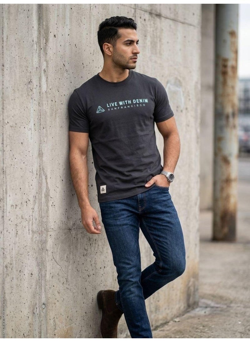 Hikes Men’s Graphic Crew Neck T-Shirt  100% Cotton  Casual Short Sleeve Tee  Breathable & Comfortable  Everyday Wear - Image 2