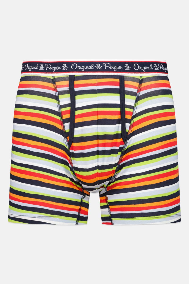 Original Penguin Men 2 Pieces Stripe Boxer Briefs, Multicolor - Image 4