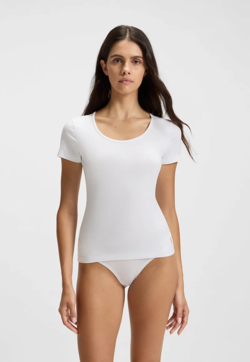 HUGO Two-pack of T-shirts in stretch cotton