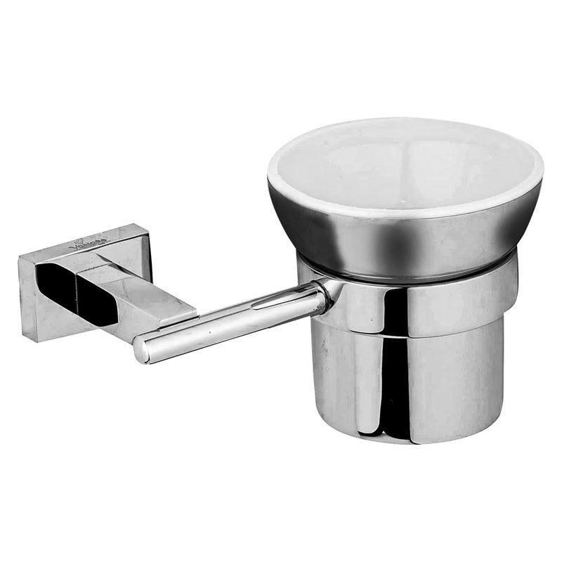 Vantage VQB20002 100 Brass Tumbler Wall Mount Holder With Corrosion Resistant Design For Bathroom Kitchen Other Settings - Image 1