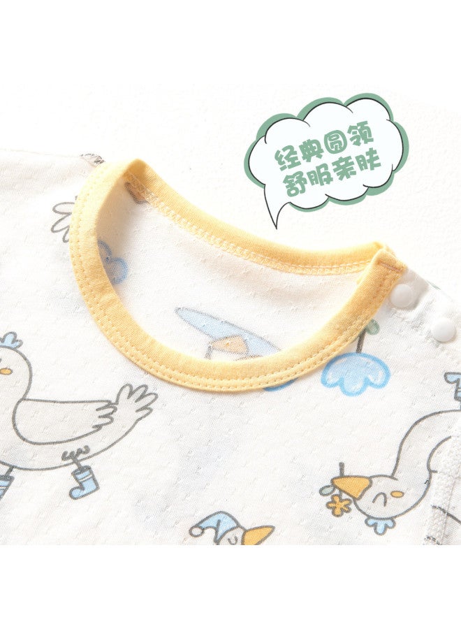 Doxiluka Baby Bamboo Cotton Homewear Pajamas Summer Infant Sleep Gown Thin Sleep Dress Kids Sleeping Bag Romper - Image 3