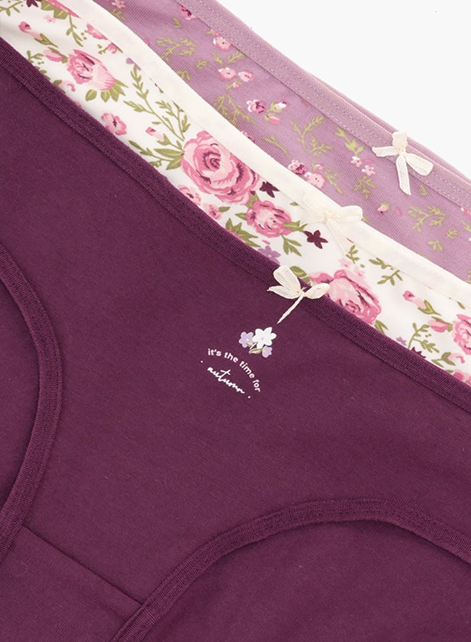 Carina Pack of 3 Colored Bikini Panties - Image 2