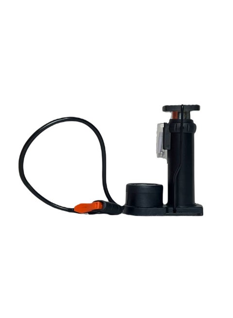 مضخة دراجة صغيرة، مضخة اطارات الدراجة المحمولة تتوافق مع صمام بريستا وشرادر، اسطوانة من خليط الالومنيوم، ابرة الغاز، مضخة ارضية دراجة لكرة السلة، وكرة القدم، وسباق الدراجات الجبلية، من سبورت كيو