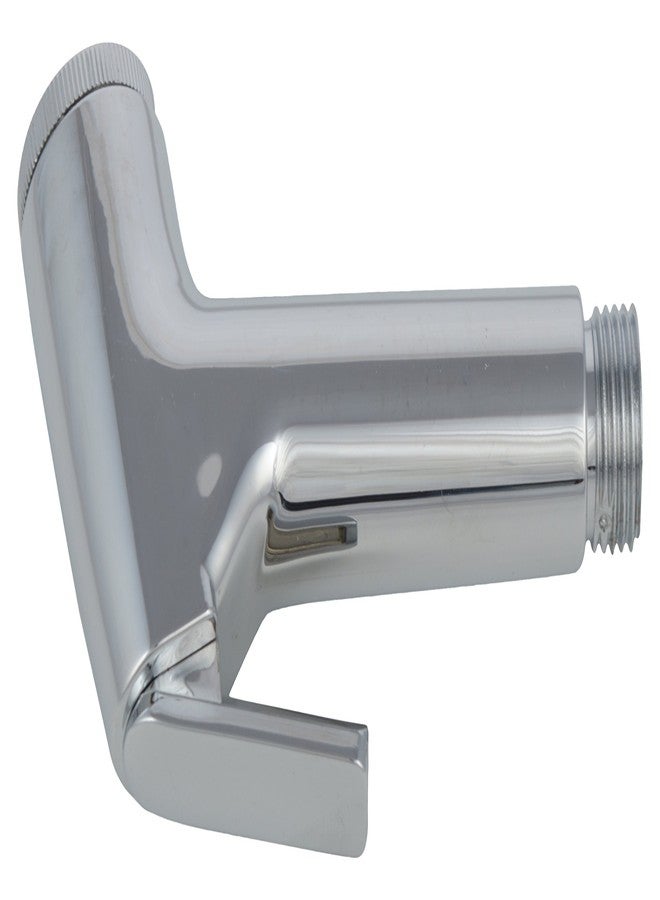 SHRUTI Plastic Hand Shower, health faucet, Bathroom faucet with stand and fitting screw (8 cm x 6 cm x 2 cm, Metallic, 1176) - Image 2