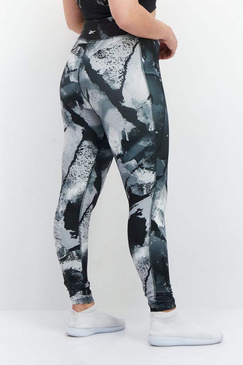 Reebok Women Sportwear Fit Training Leggings, Black - Image 2