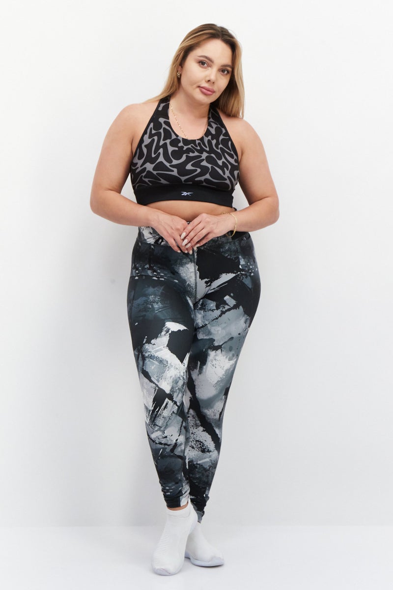 Reebok Women Sportwear Fit Training Leggings, Black - Image 4