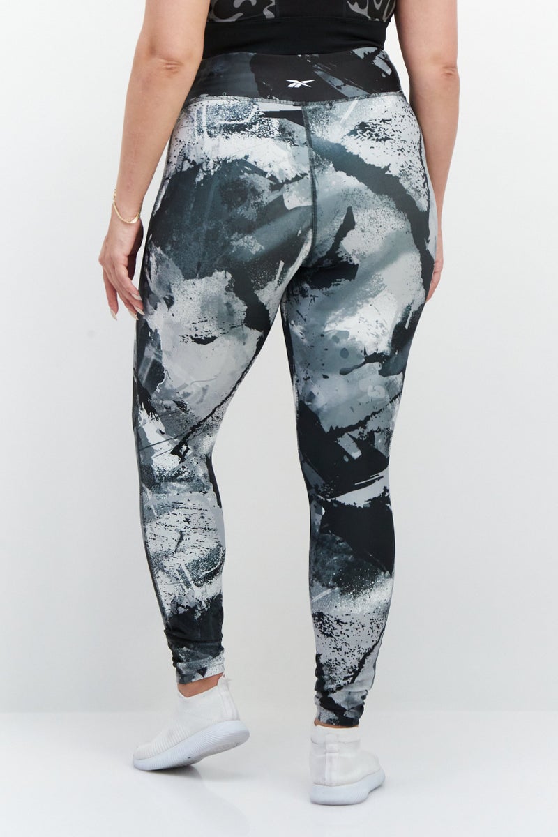 Reebok Women Sportwear Fit Training Leggings, Black - Image 3