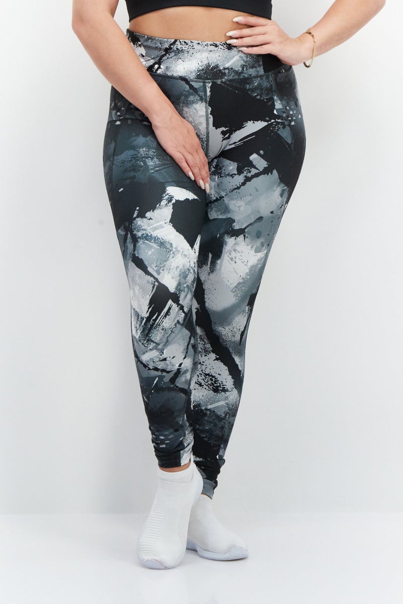 Reebok Women Sportwear Fit Training Leggings, Black - Image 1