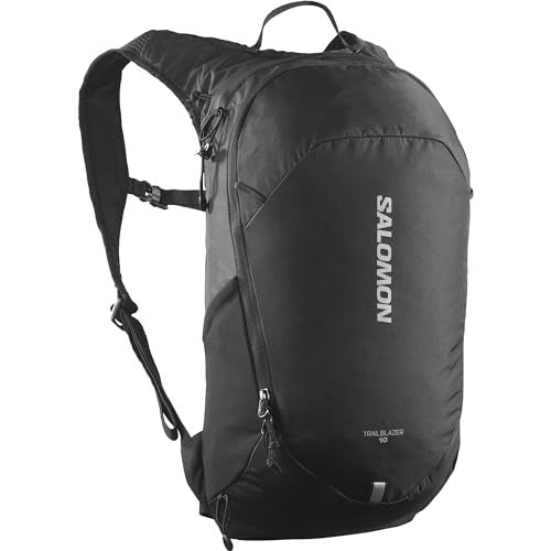 Salomon Unisex Trailblazer 10, Hiking & Trekking Backpack, 10-Liter - Black / Alloy - NS - Image 1