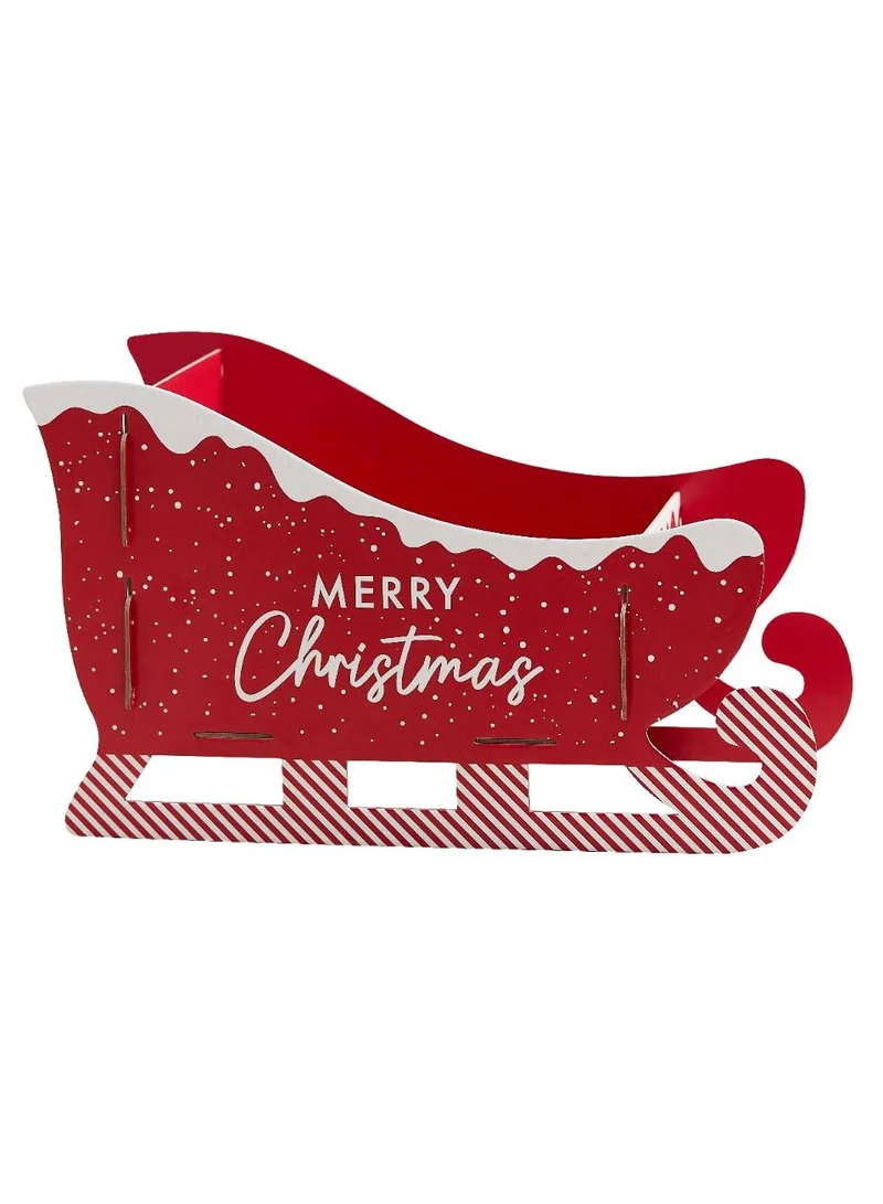 Ginger Ray Ginger Ray Stocking Alternative Sleigh Decoration - Unique Christmas Sleigh Decoration for Holiday Gifting and Display
