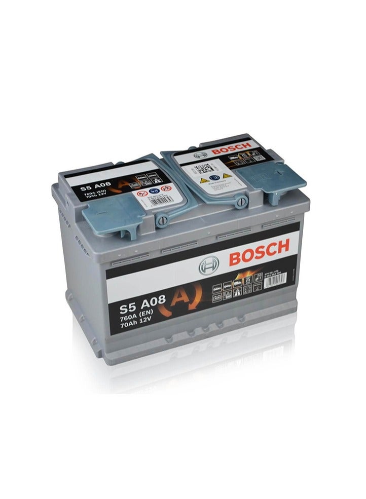 Bosch Battery 70Ah AGM S5 A04 - Image 1