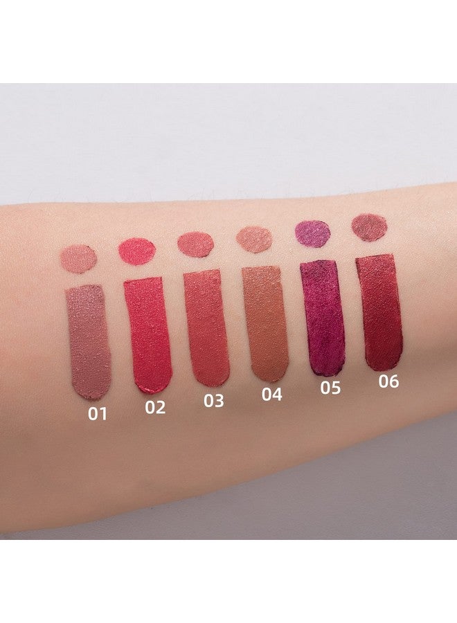 MYUANGO 6Pcs Matte Velvet Lipstick + Lip Liner and Lipstick Set - Long Lasting Vegan Lip Liner and Gloss Kit for Colorful and Defined Lips - Matte Lip Stick and Lip Liner Set - Image 3