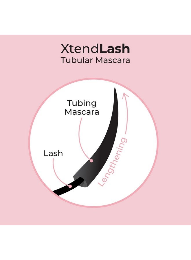 أم سي أو بيوتي ماسكارا MCoBeauty XtendLash الأنبوبية، أسود-بني، تحديد جريء لرموش محددة بدقة، نباتية، مستحضرات تجميل خالية من القسوة - Image 5