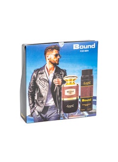 sapil Bound For Men EDT 100ml+150ml Deo Gift Set  - Image 3