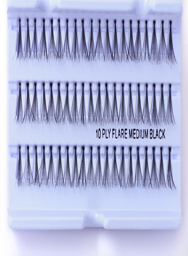 Cherishlook Professional 10packs Eyelashes - Flare Black (10ply Long) - Image 1