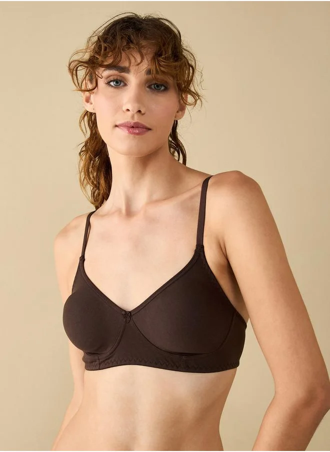 FAV Support Bra with Hook and Eye Closure