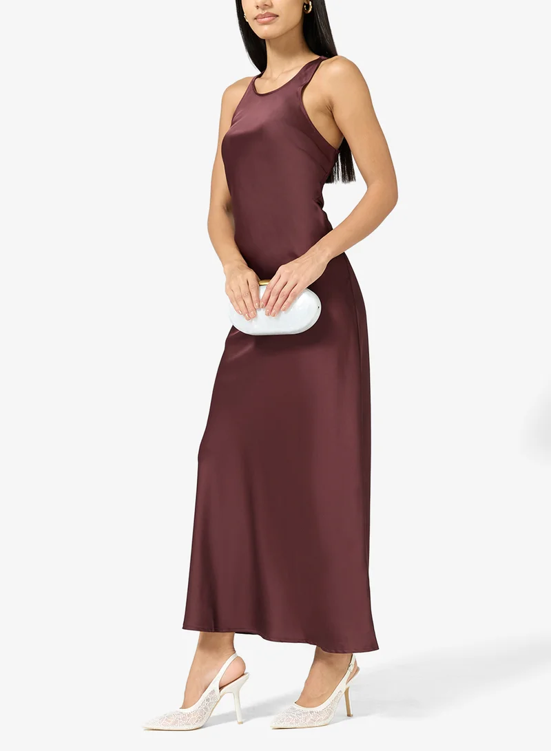 جينجر حذاء بكعب عالٍ شبكي بحزام خلفي