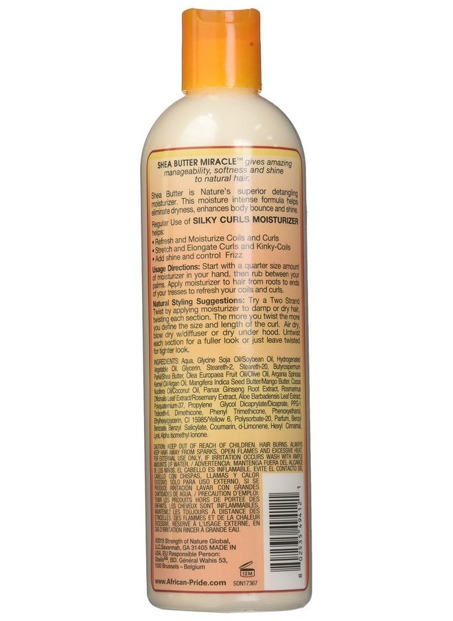 African Pride Shea Miracle Silky Curls Hair Moisturizer Contains Shea & African Mango Butter 12 Oz  - Image 3