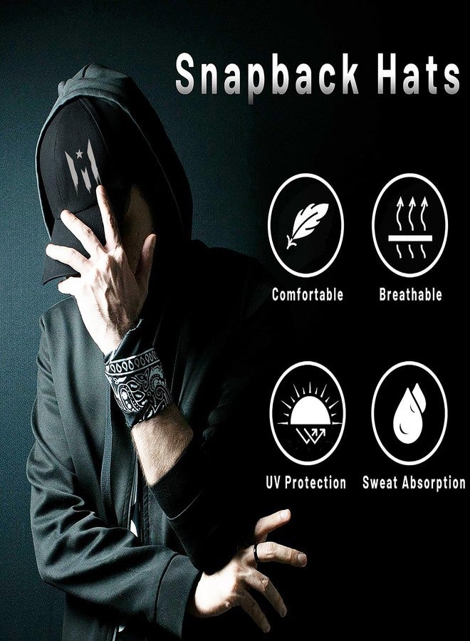 قبعة بورتوريكو ذات حافة مسطحة للرجال، قبعة بيسبول أنيقة للنساء بتصميم علم ممزق، قابلة للتعديل، قبعة سائق شاحنة للجنسين، قبعة بيسبول ذات حافة مسطحة، قبعة جري سوداء - Image 3