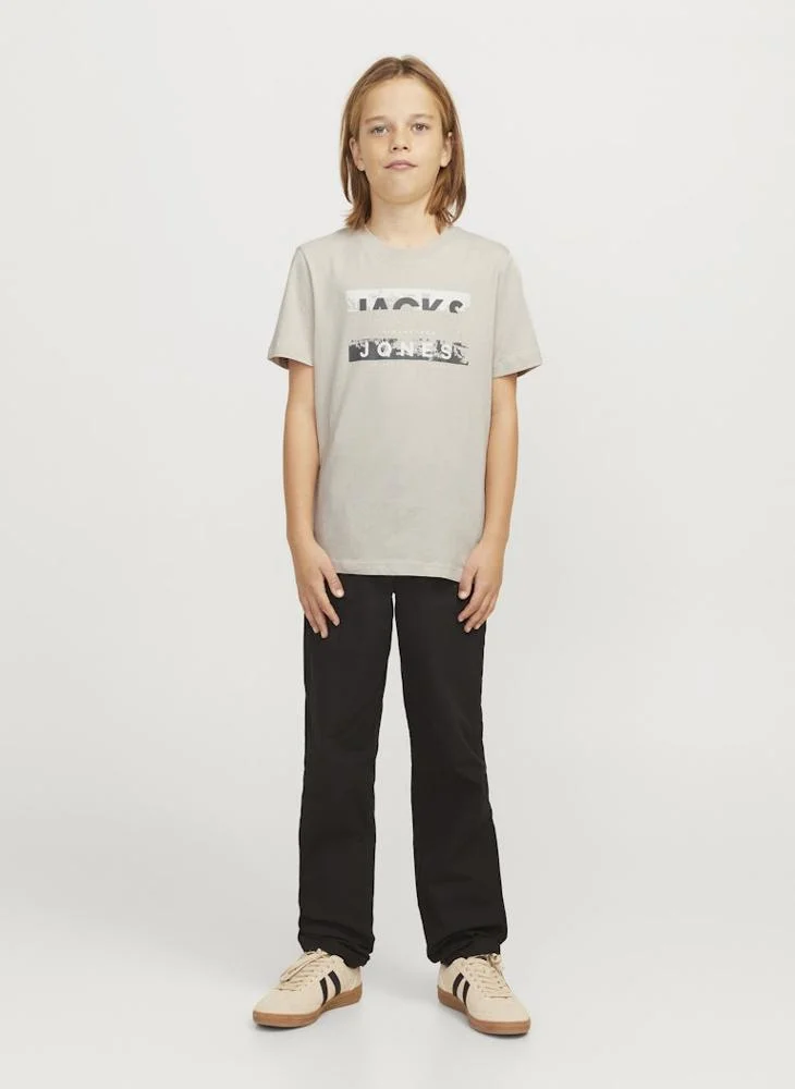 جاك وجونز جونيور Kids Jcokonta  Crew Neck Short Sleeve Graphic T-Shirt