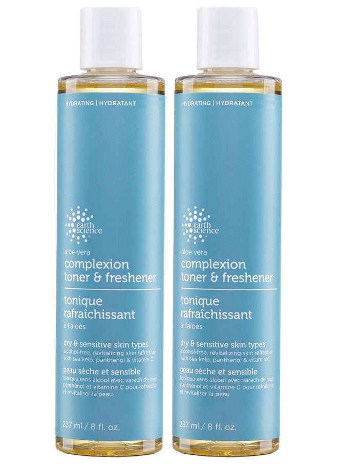 Earth Science Aloe Vera Complexion Toner & Freshener 2 Pack (8 Fl. Oz.)  - Image 1