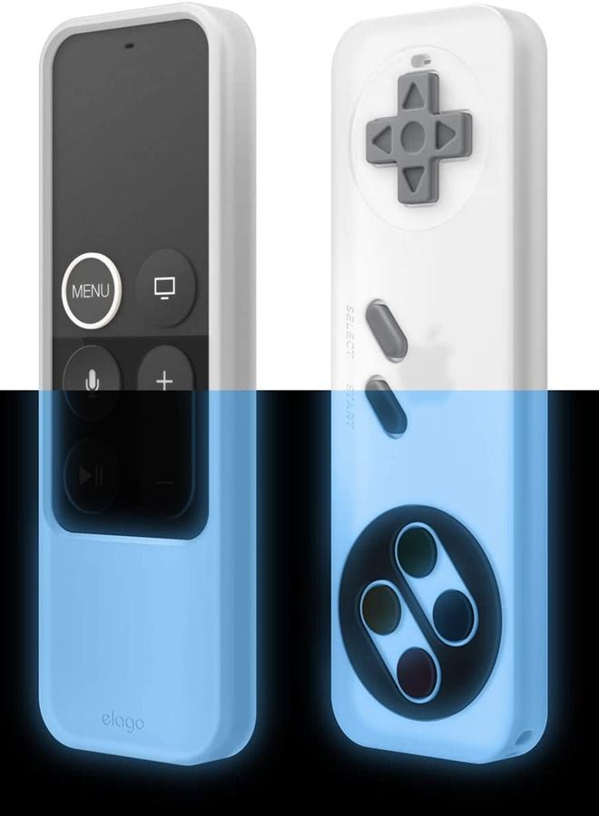 Elago R4 Retro case for Apple TV Siri Remote -Nightglow Blue - Image 1