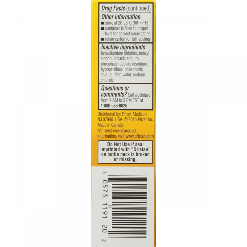 Dristan 12Hour Nasal Spray 050 oz Pack of 8 - Image 5