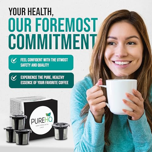 PUREHQ Reusable K Cups for Keurig Supreme, K Supreme Plus, K Slim, K-Brew Chill, K Duo Hot and Iced Gen 2 by PureHQ - Refillable Kcup for Keurig Coffee Maker - MultiStream Coffee Pods Filter - 4 Pack - Image 5