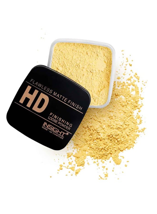 INSIGHT Cosmetics HD Finishing Loose Powder-Light|Natural Finish|Makeup Lock-In Formula|Shine free|For All Skin Types-30 gm