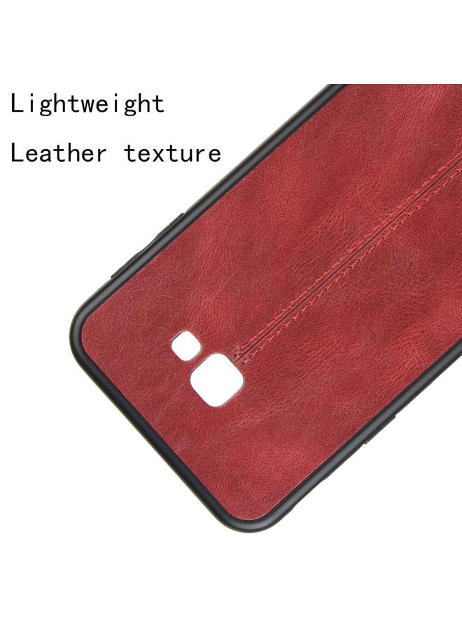 S-TOP Case For Galaxy J4 Plus Shockproof Sewing Cow Pattern Skin PC + PU + TPU Case - Image 4