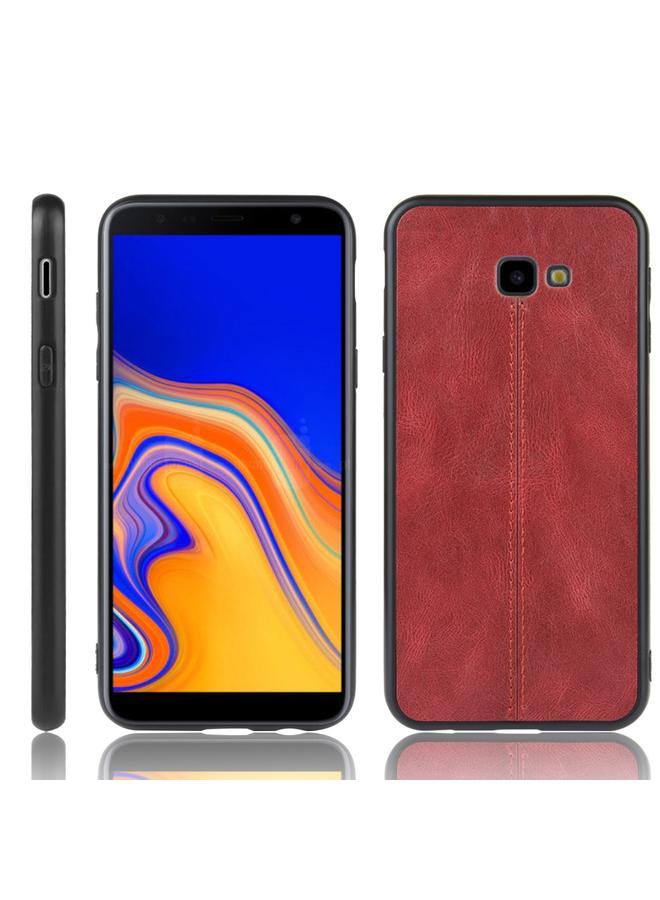 S-TOP Case For Galaxy J4 Plus Shockproof Sewing Cow Pattern Skin PC + PU + TPU Case - Image 1