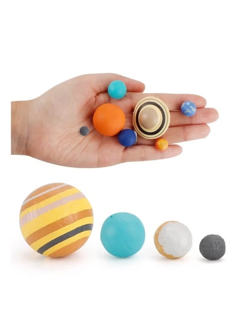Nine Planets Model, Solar System Planet, Figure Playsets Collection Educational Toy for Astronomy Enthusiast, Fit for Toddlers and Kids - Image 5