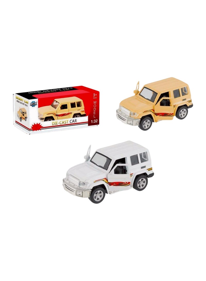 Diecast Model Jeep For Children 2pcs