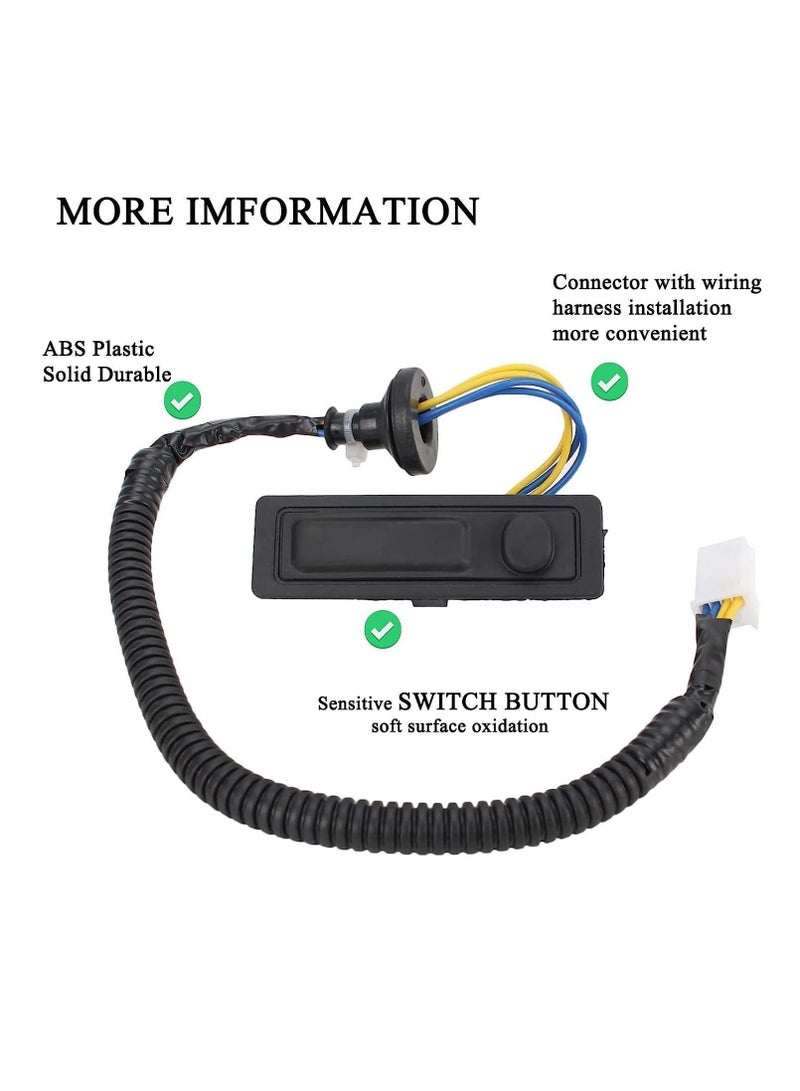 Generic High-Quality and Reliable Rear Liftgate Trunk Open Release Switch for Nissan Pathfinder 2014-2019 – Compatible Replacement for Tailgate Lid Switch 25380-3JA0A  - Image 2