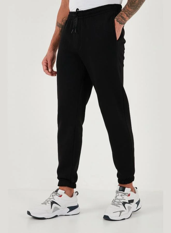 Buratti  Buratti Cotton Regular Fit Sweatpants with Elastic Waistband and Pockets for Men 59080153W4 for Men | Best Price UAE