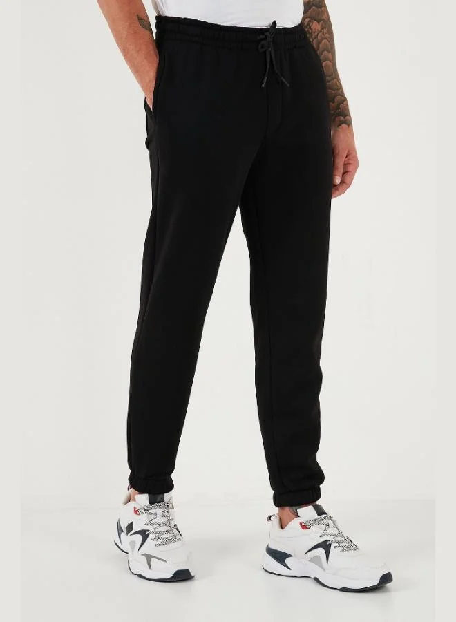 Buratti  Buratti Cotton Regular Fit Sweatpants with Elastic Waistband and Pockets for Men 59080153W4 for Men | Best Price UAE