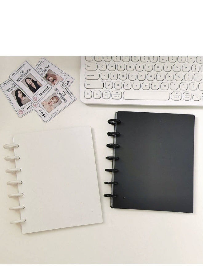 Photocard Binder 3 Inch Photocard Holder Book Sleeves with 30Pcs Inner Pages Idol Album Business Cards Collect 6 Ring Photo Protectors hold 240 Cards  - Image 2