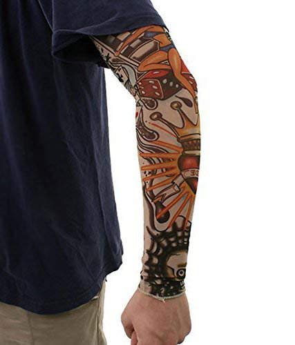 Krystle Prime Driving UV Sun Protection Tattoo Arm Sleeves for Dust and Pollution Protection -(Multicolur,1 Pair) - Image 2