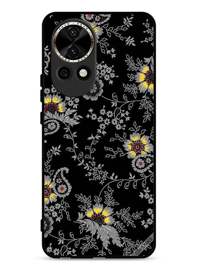 Covernex Huawei nova 12 5G Protective Case Cover Artistic Flower Wallpaper - Image 1