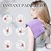 uncn Microwavable Heating Pad with Washable Cover 13x7 Inch Flaxseed Microwave Hot Pack Lavender Scent Moist Warm Compress for Relaxation NonElectric Portable - Image 4
