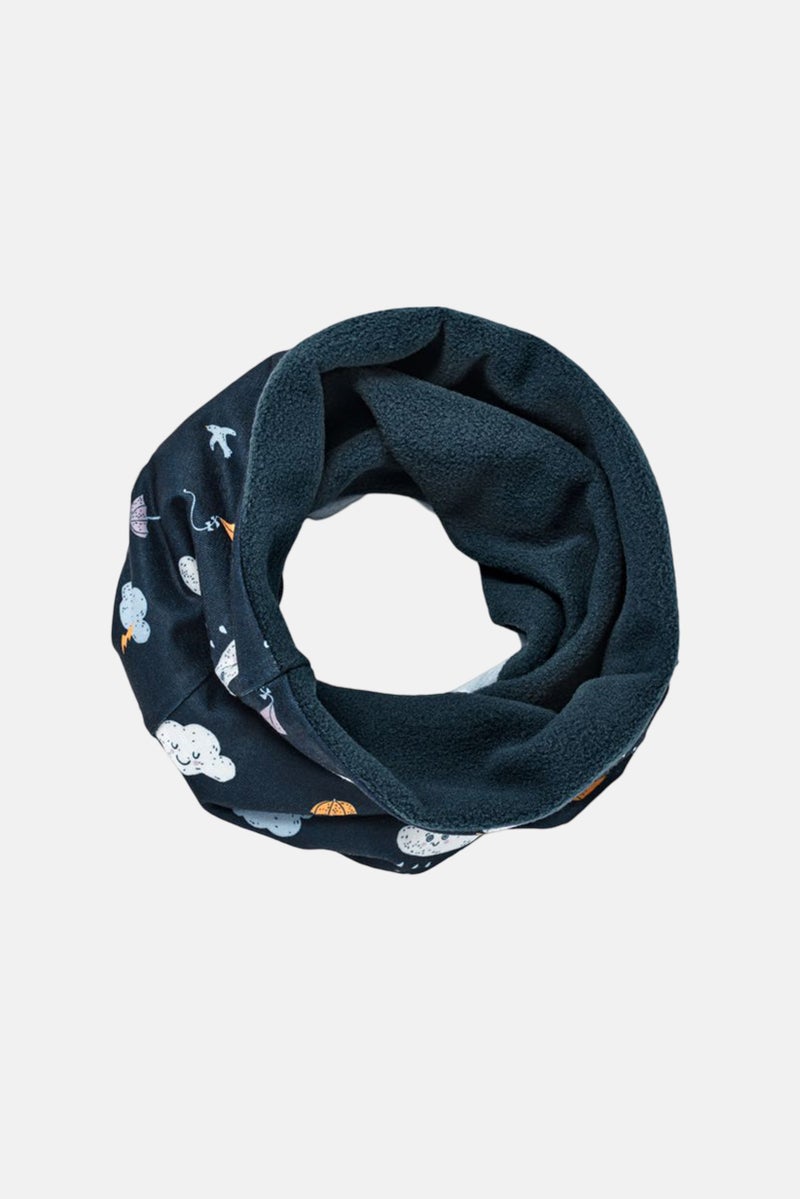 Tchibo Toddlers Boy Solid Multi-Functional Scarves, Navy - Image 3
