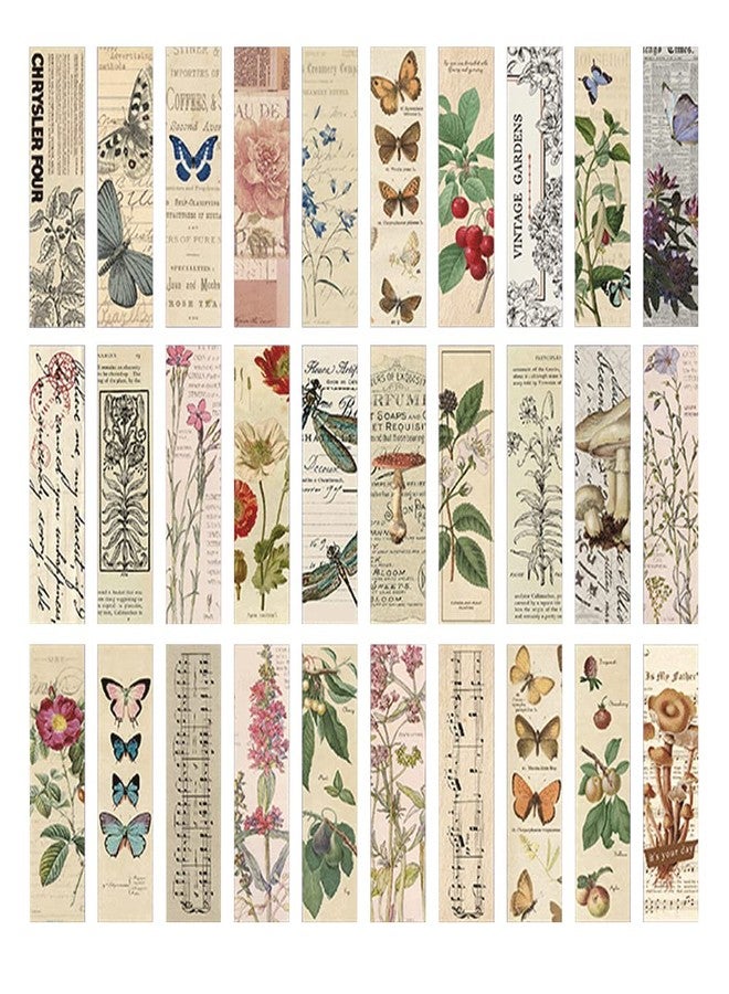 YOSCO Vintage Style Bookmarks for Women Men, 30PCS (Gentle Whisper) - Image 1