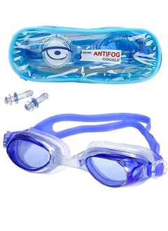 Generic Swimming Goggles Adults.kids Large View Silicone Swimming Eyewear Large Frame Ant Leakproof Swim Eyewear For Beach Waterproof  - Image 1
