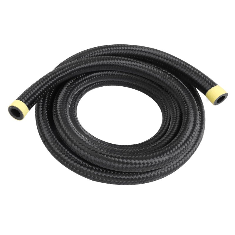 Eunice 6AN Fuel Line 11FT 38 Nylon Braided Fuel Hose Transmission Cooler Hose for Power Steering Nylon CPE Hose for Oil Gas Air and Lubricant - Image 2
