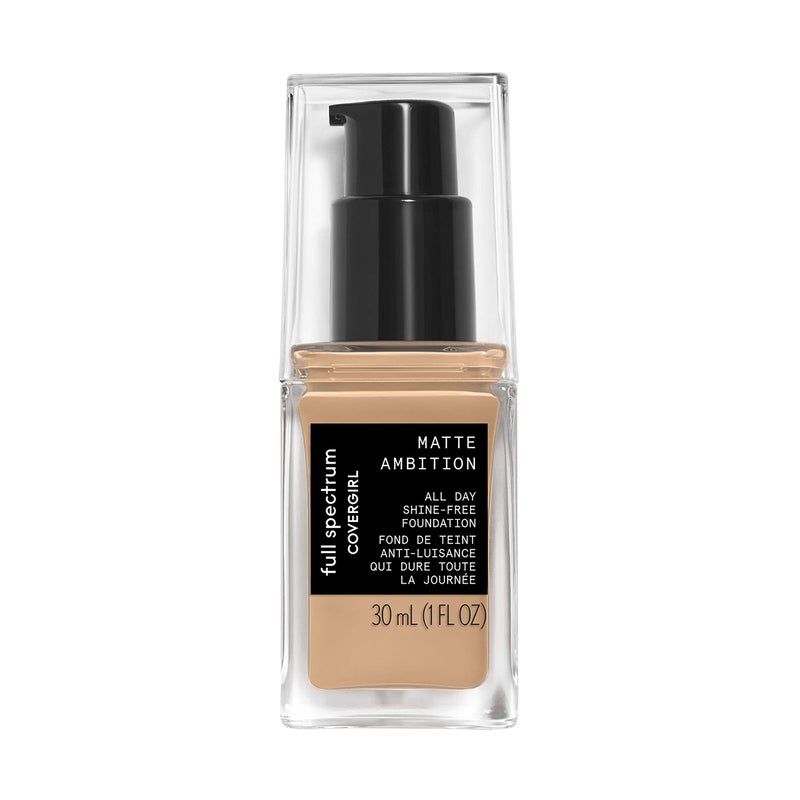 COVERGIRL Matte Ambition, All Day Foundation, Medium Cool 1, 1.01 Ounce - Image 1