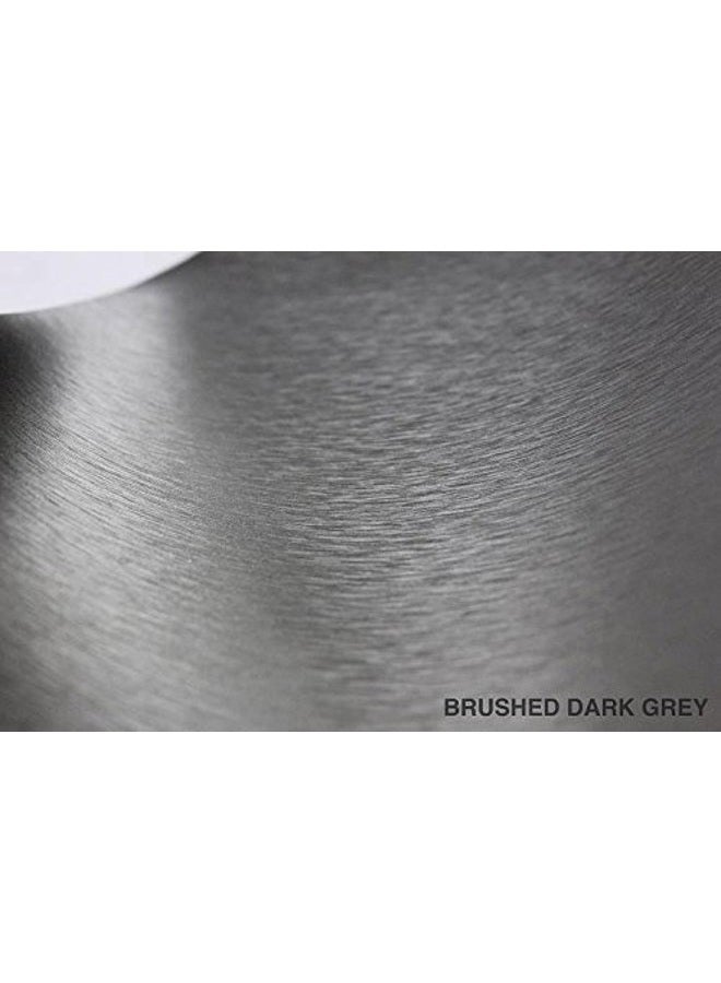 VVIVID XPO Gunmetal Grey Brushed 5ft x 1ft ft Car Wrap Vinyl Roll with Air Release Technology - Image 4