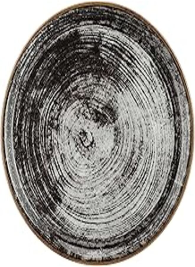 Saturnia Napoli pizza plate 33 cm - black round 