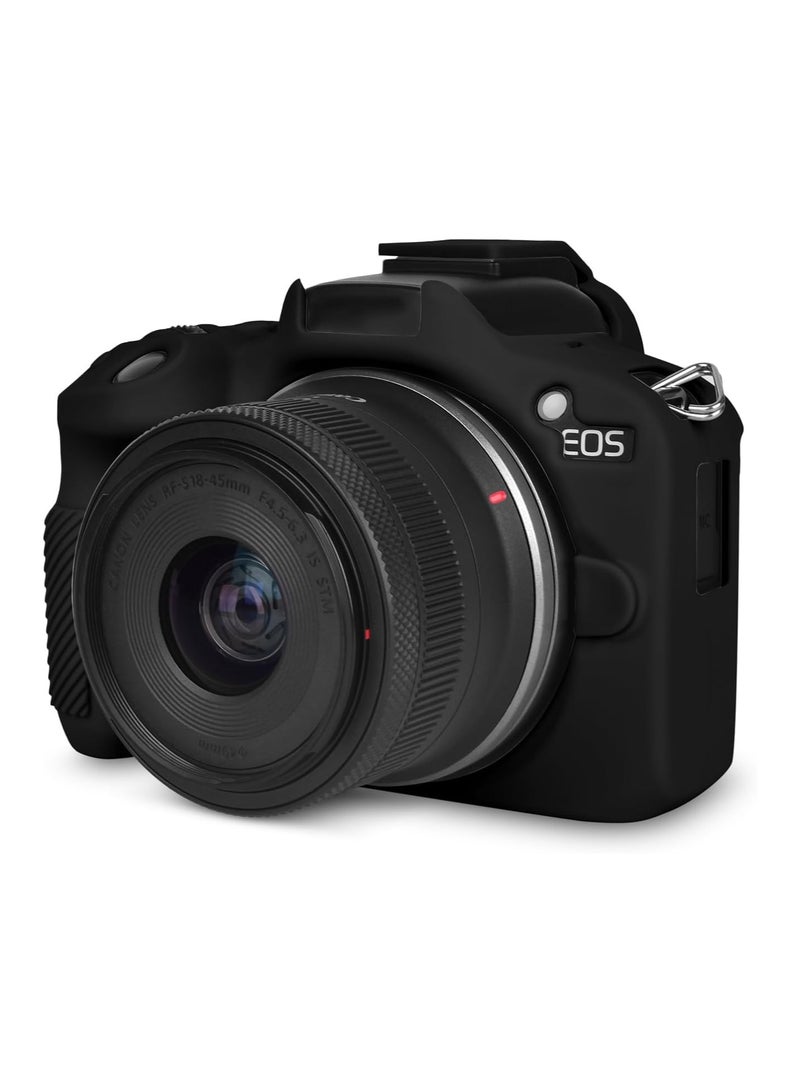 حافظة متوافقة مع كاميرا كانون EOSR50، حافظة من السيليكون الناعم، حافظة مقاومة للخدوش، حافظة واقية من السيليكون الناعم حامي للجسم - Image 1