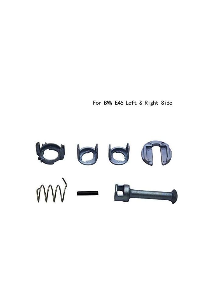QASULER 7PCS Door Lock Barrel Repair Kit for BMW E46 - Image 3